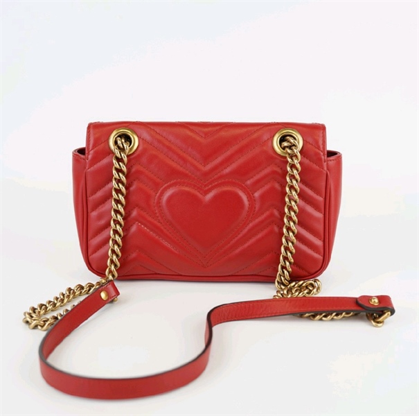 Túi GC marmont đỏ sz22+