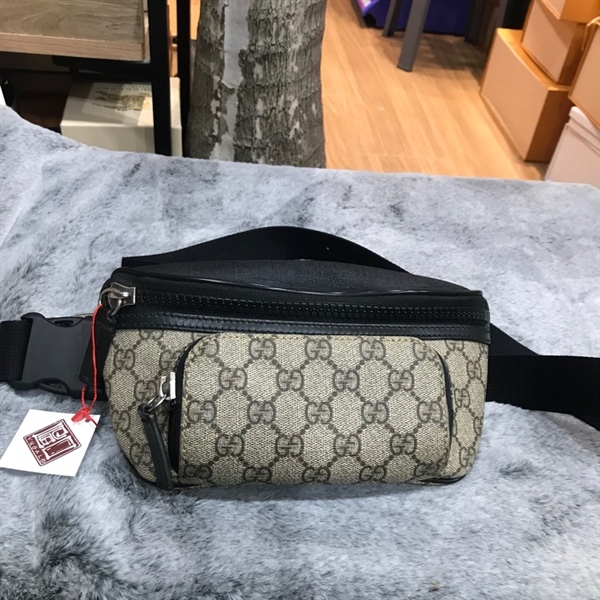 Túi bao tử GG xám phối đen+