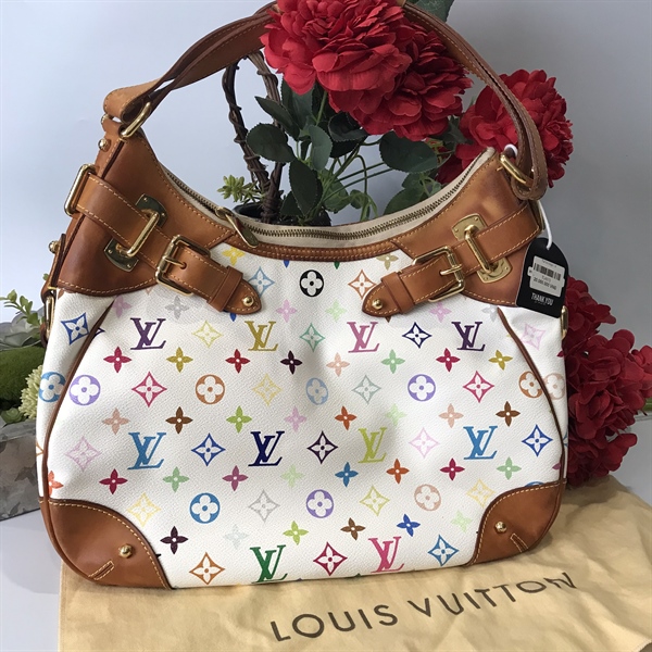 Túi LV Greta hoa màu KG+