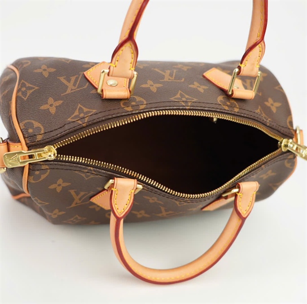 Túi LV hoa nâu quai nâu size 22 ++