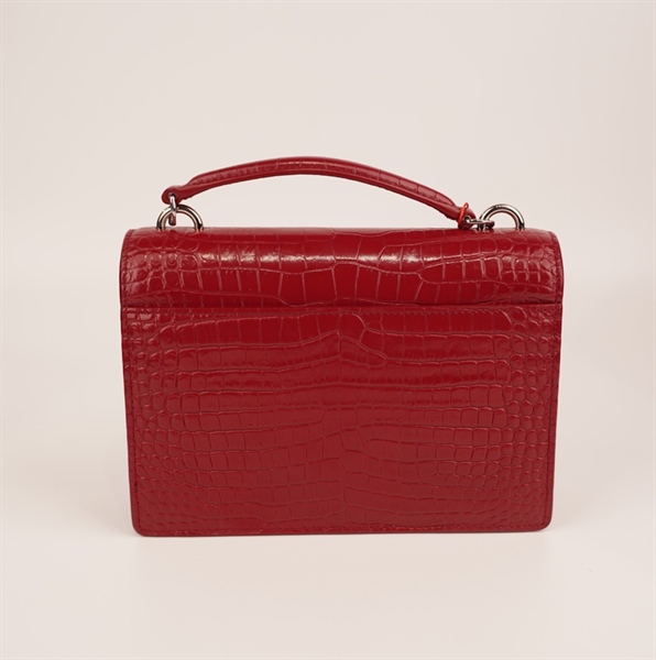 Túi YSL vân da đỏ +