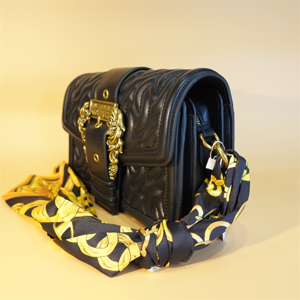 Túi Versace vân đen kèm khăn KG+