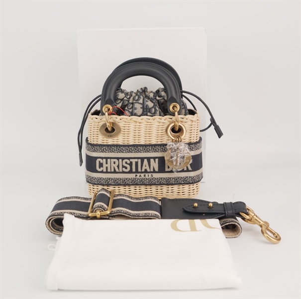 Túi Dior đan cối +