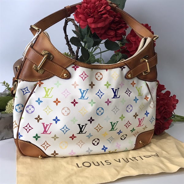 Túi LV Greta hoa màu KG+