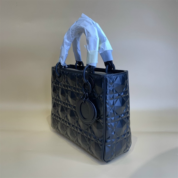 Túi Dior lady kim cương đen +