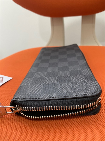 Ví LV Dài Ô Vuông Nâu+