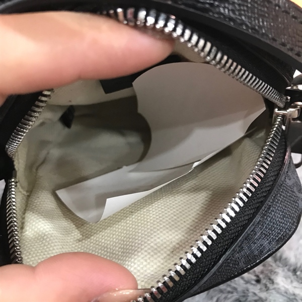 Túi đeo chéo GG xanh đen ++