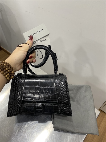 Túi Balenciaga Hourglass Đen+