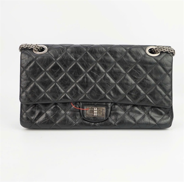 Túi Chanel đen quai xích bạc (14318368) ++