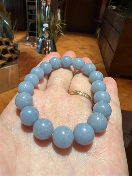 Vòng tay chuỗi hạt trắng ngọc ngà +