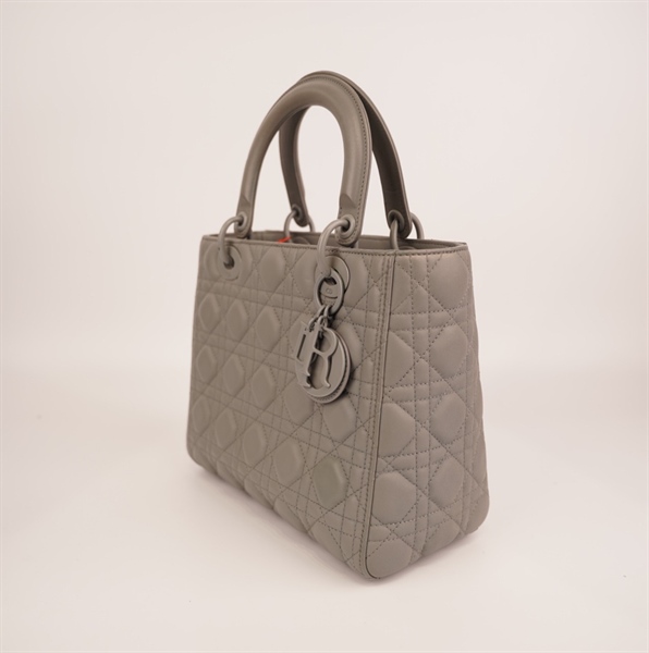 Túi Dior Lady xám +