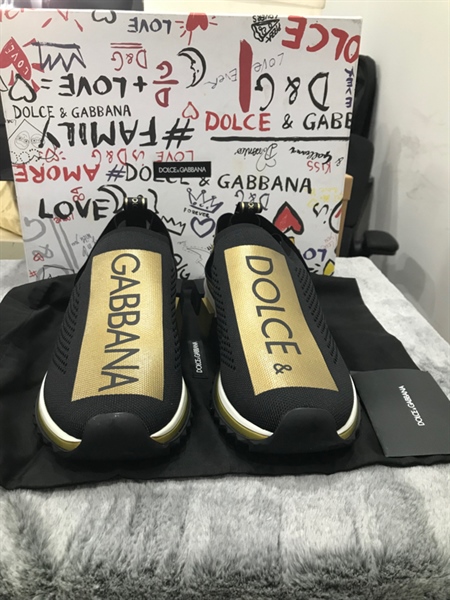 Giày D&G Màu Đen Đồng(S42)+