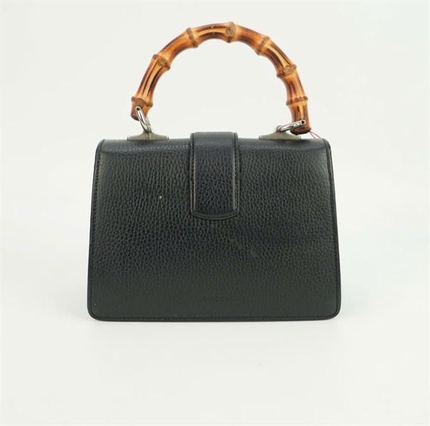 Túi GG đen đầu rồng quai trúc size 20 +