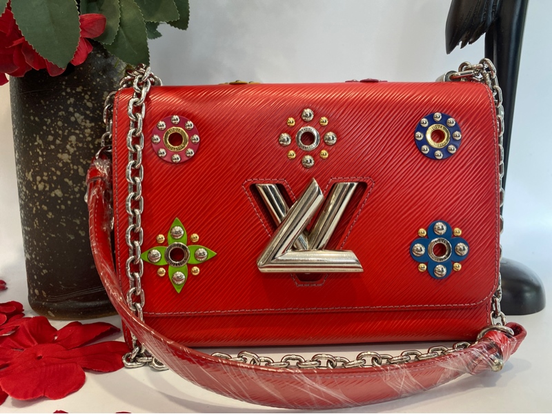 Túi LV bông đỏ KG+