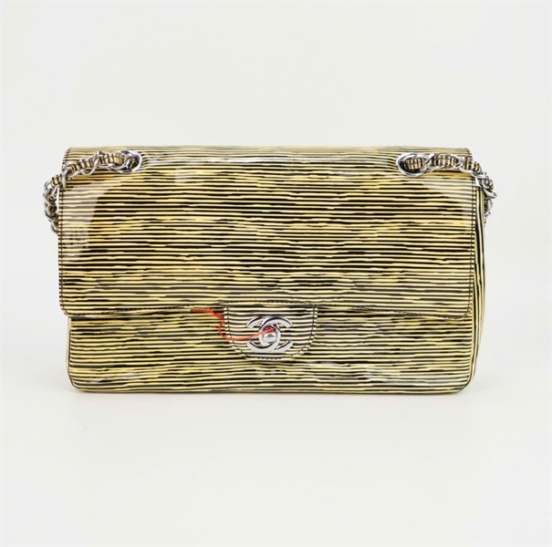 Túi Chanel màu vàng vân đen size 22 ++