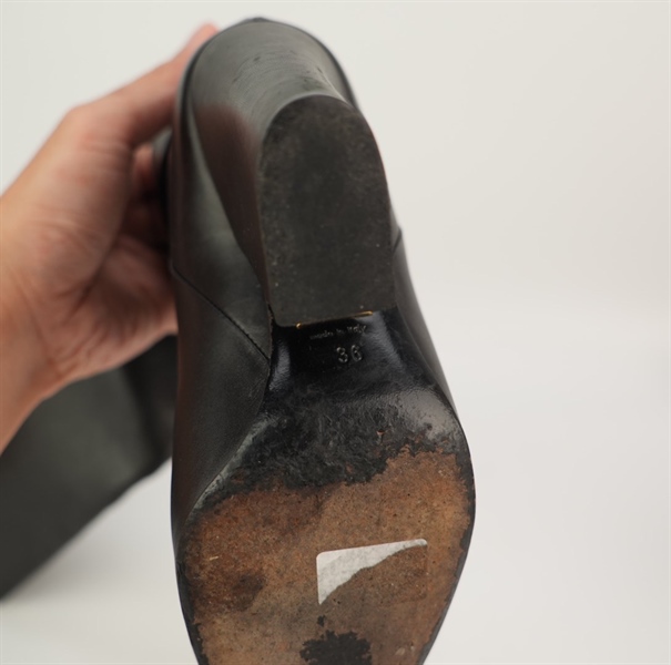 Giày GG cao gót đen size 36 KG+