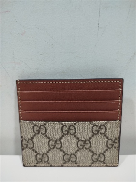 Ví Card Holder GG Xám Nâu+