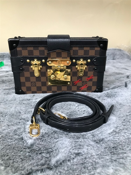 Túi LV trunk Nâu Viền Đen KG+