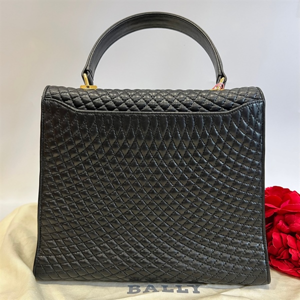 Túi Bally Đen có dập nổi KG+