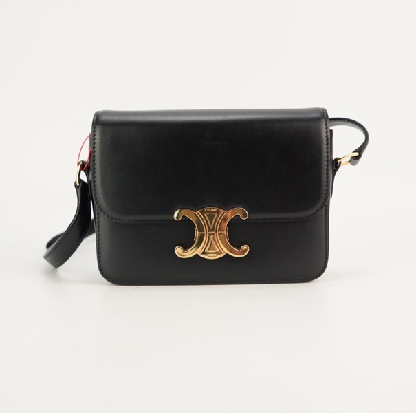 Túi Celine đen da bóng +