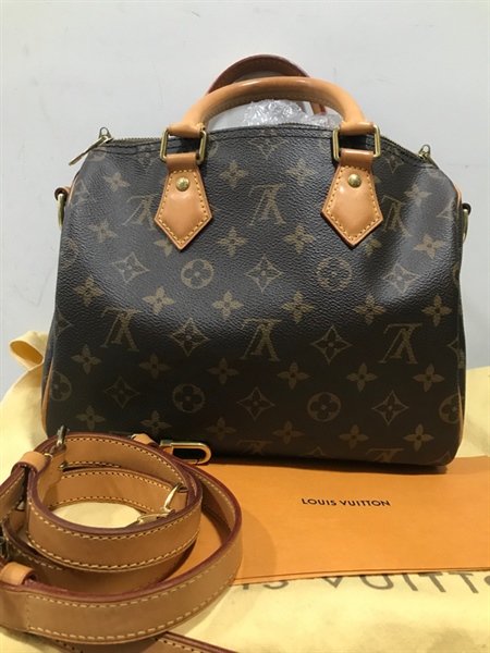 Túi Speedy LV Hoa Nâu+
