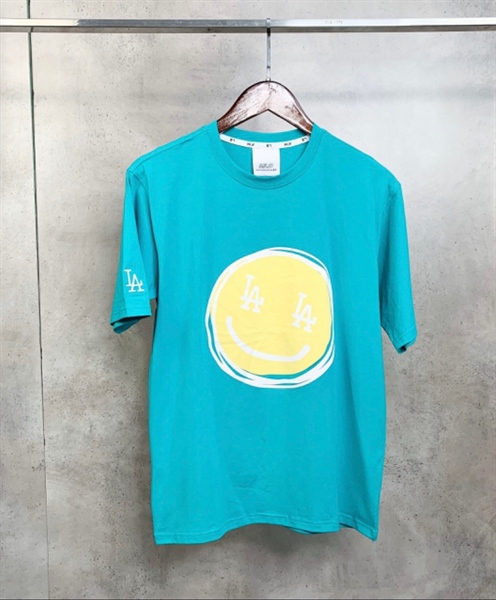 Áo LA xanh mặt cười KG+