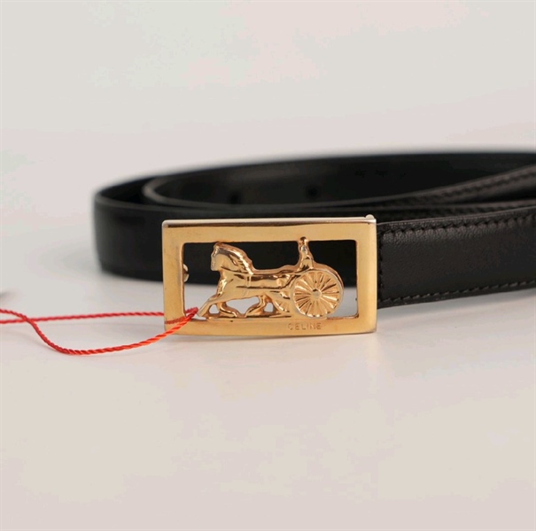 Thắt lưng Celin màu đen KG+