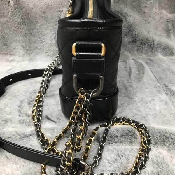 Túi Chanel Gab màu đen size small +