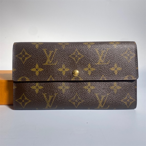 Ví LV gập 2 khoá kéo +