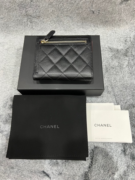 Ví Chanel đen vuông KG+