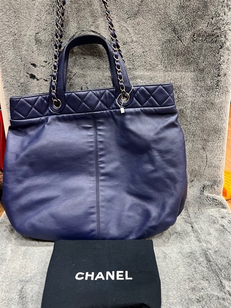 Túi Chanel xanh đen KG+