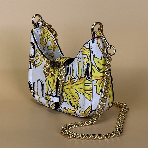 Túi Versace Trắng Vàng Đen KG+