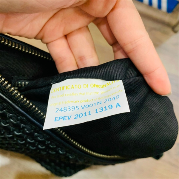 Túi bottega vân nổi KG+