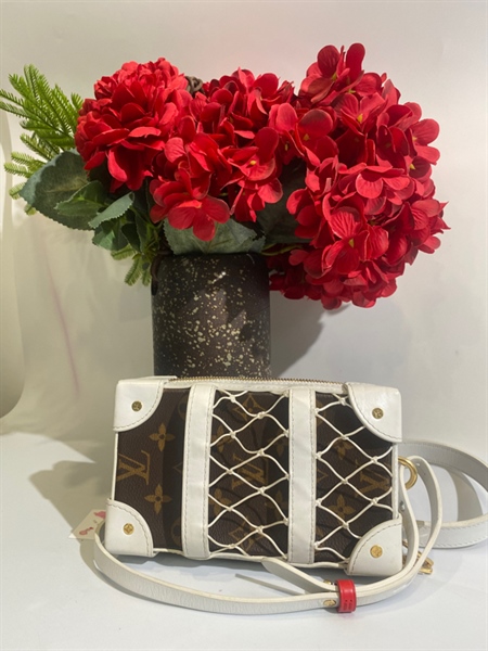 Túi LV phối da trắng KG+