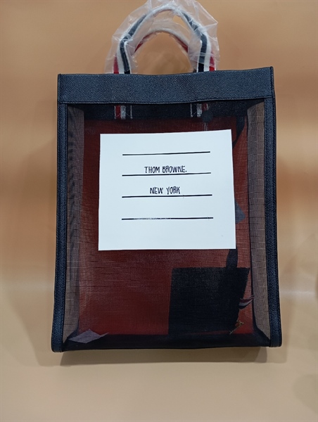 Túi Tote Thom Browre Xanh Đen Lưới+