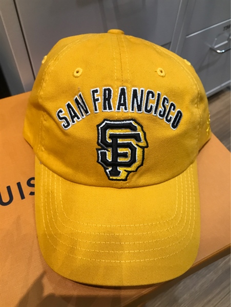 Nón MLB vàng chữ San Francisco KG+