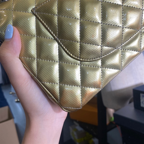 Túi Chanel vàng KG+ size 24