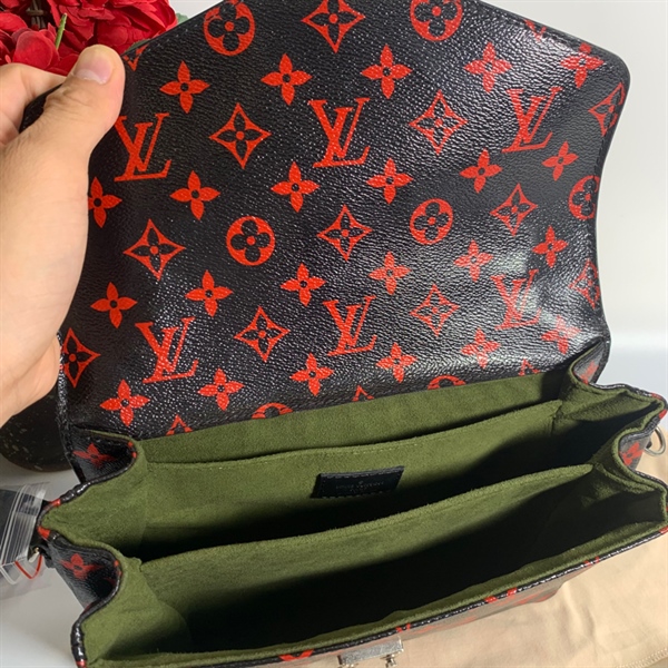 Túi LV đen đỏ KG+