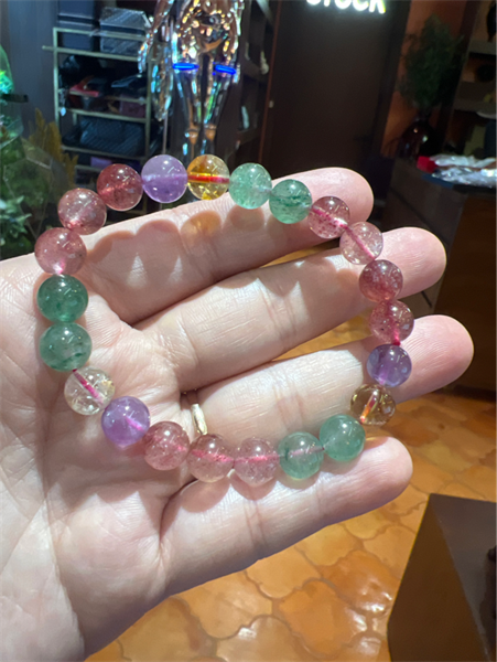 Vòng tay Sirin ngọc đa sắc +