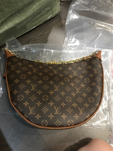 Túi LV hoa nâu