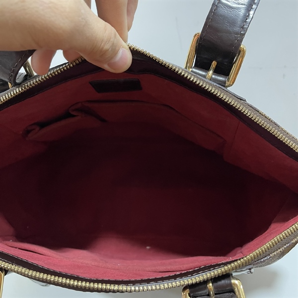 Túi Tote LV Ô Vuông Lòng Đỏ+