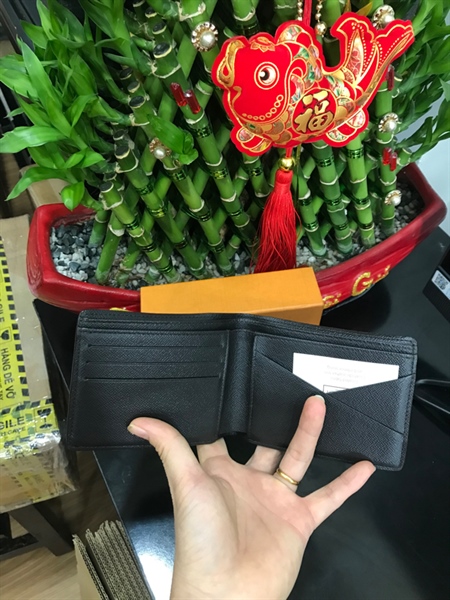 Ví LV Gập 2 Ô Vuông+