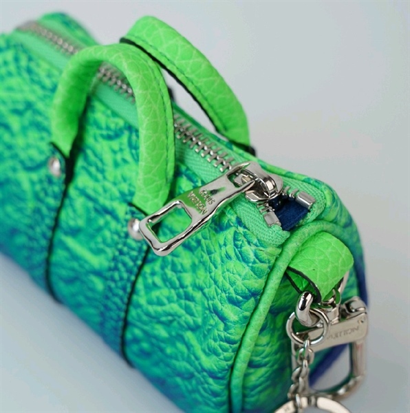 Móc khoá LV xanh omber +