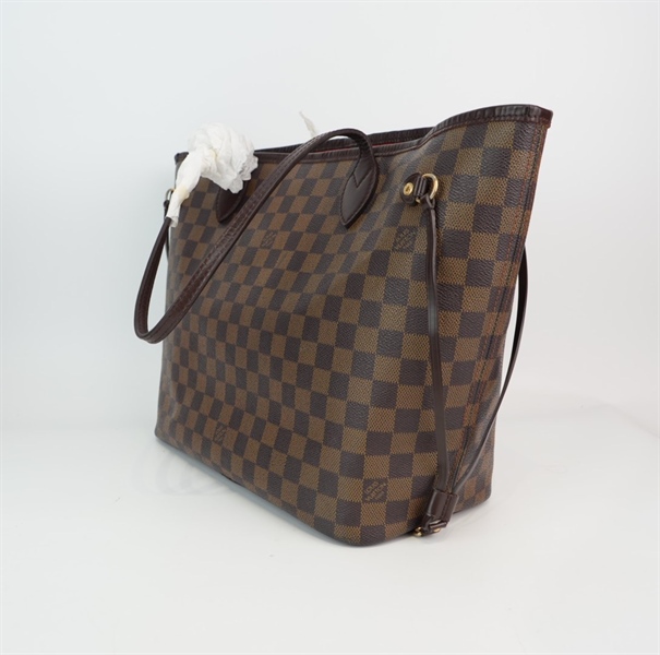 Túi LV Neverfull ô vuông nâu KG+