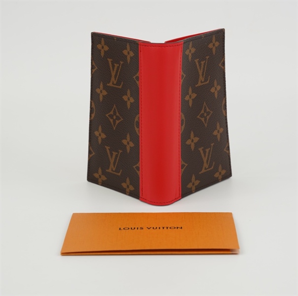 Ví LV lỡ hoa nâu phối đỏ +