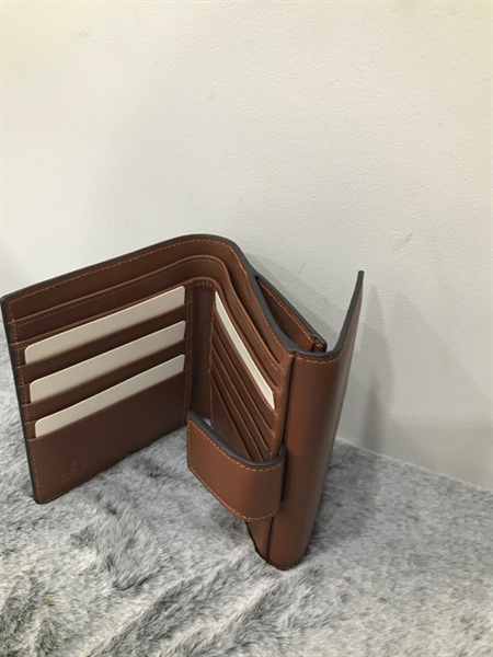 Ví GG 2 Ngăn Xám Phối Nâu+