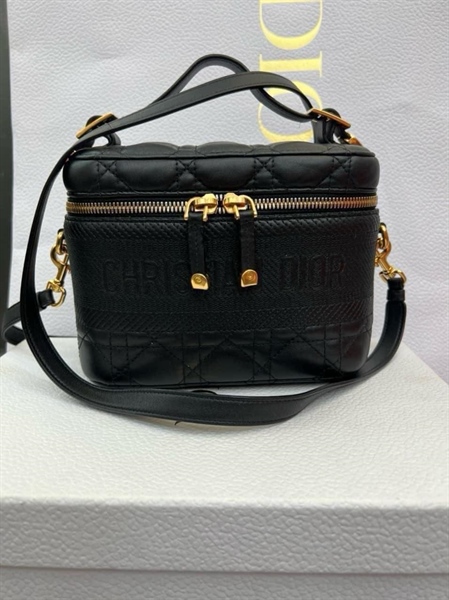Túi hộp Dior đen +