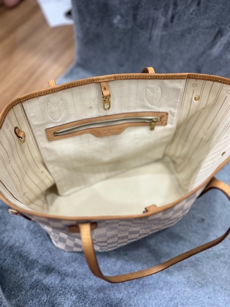 Túi LV tote kem ô vuông +