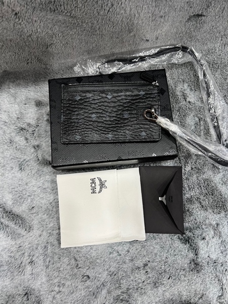 Ví card MCM xanh đen KG+