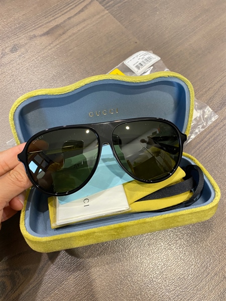 Kính Gucci gọng nâu tím KG+